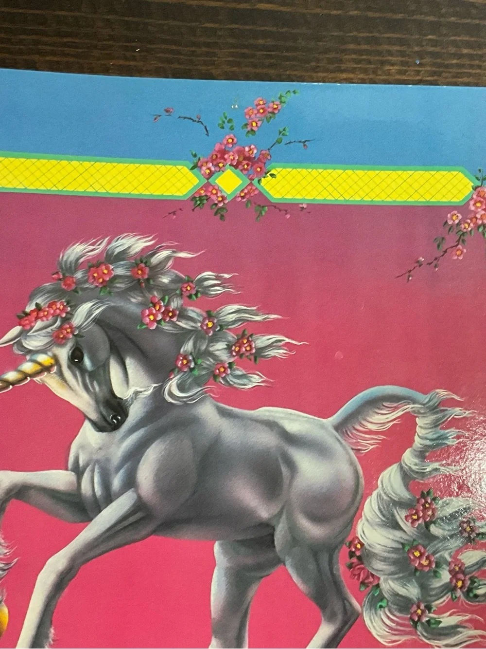 Vintage 1991 Mead Portfolio Fantasy Folder Unicorn Susan Dawe